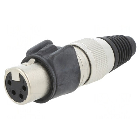 Conector Cablu Femelă 4 Poli Heavy Duty | Electronic-mag.ro | Componente Electronice