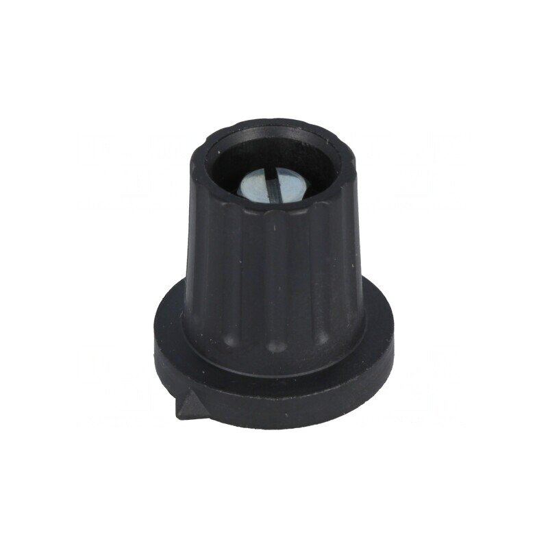 Buton rotativ cu flanșă și indicator plastic 6mm negru | Electronic-mag.ro | Componente Electronice Buton rotativ cu flanșă și indicator plastic 6mm negru | Electronic-mag.ro | Componente Electronice