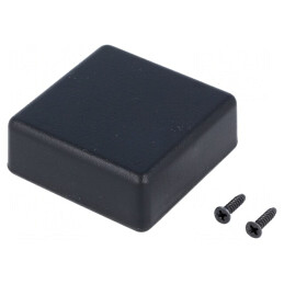 Carcasă Universală 50x50x20mm ABS Neagră IP54 | Electronic-mag.ro | Componente Electronice