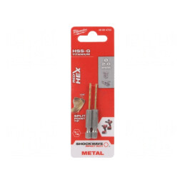 Burghiu Metal Impact 2mm Oțel Rapid HSS-G | Electronic-mag.ro | Componente Electronice