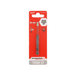 Capăt de şurubelniţă Torx TX20 90mm | Electronic-mag.ro | Componente Electronice