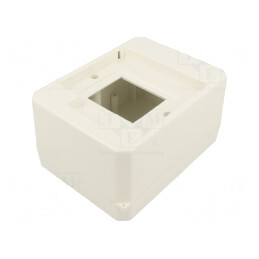 Carcasă pentru aparatură modulară IP30, albă, 4 module | Electronic-mag.ro | Componente Electronice