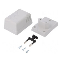 Carcasă Alimentator ABS Gri 52x70x47mm Cu Șuruburi | Electronic-mag.ro | Componente Electronice