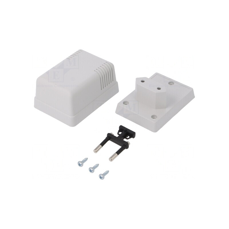 Carcasă Alimentator ABS Gri 52x70x47mm Cu Șuruburi | Electronic-mag.ro | Componente Electronice Carcasă Alimentator ABS Gri 52x70x47mm Cu Șuruburi | Electronic-mag.ro | Componente Electronice