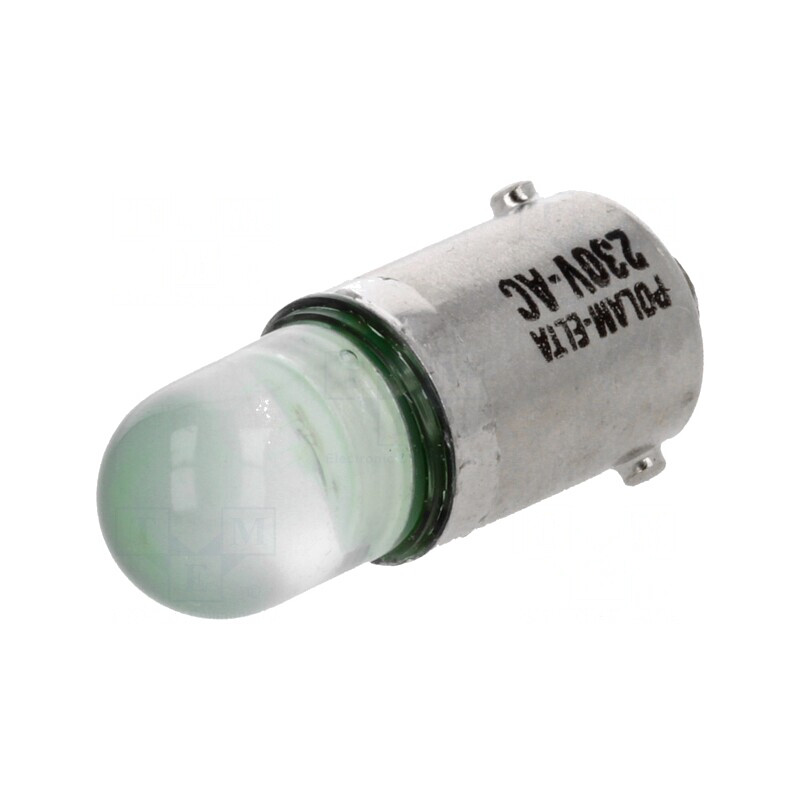 Lampă LED verde 230VAC BA9S | Electronic-mag.ro | Componente Electronice