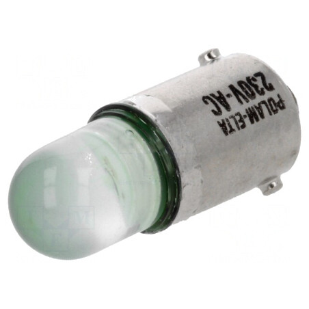 Lampă LED verde 230VAC BA9S | Electronic-mag.ro | Componente Electronice