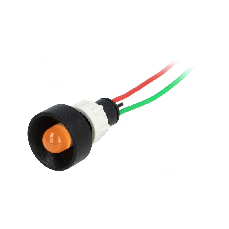 Lampa de Control LED Portocalie 24V 13mm | Electronic-mag.ro | Componente Electronice