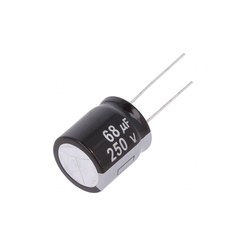 Condensator electrolitic THT 68uF 250V 18x20mm | Electronic-mag.ro | Componente Electronice