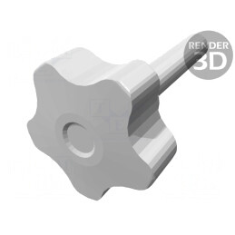 Buton de Reglare 40mm M10 50mm 27mm | Electronic-mag.ro | Componente Electronice