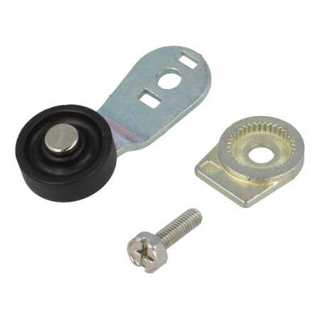 Cap Propulsie Manetă 40mm cu Rolă Plastic 20mm | Electronic-mag.ro | Componente Electronice