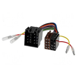Conector ISO cu 2 Socluri și 2 Mufe + Cabluri PIN 13(5 8)