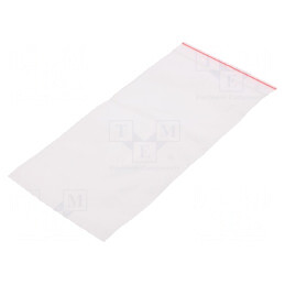 Pungă cu fermoar 200mm x 100mm polietilenă | Electronic-mag.ro | Componente Electronice