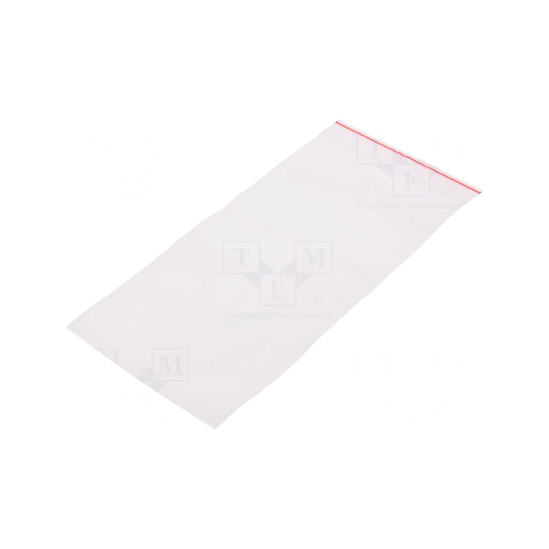 Pungă cu fermoar 200mm x 100mm polietilenă | Electronic-mag.ro | Componente Electronice