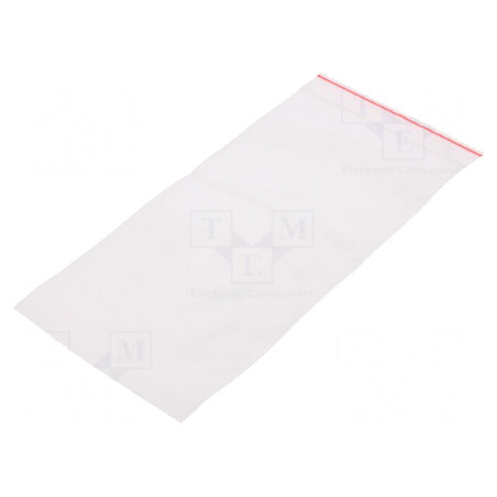 Pungă cu fermoar 200mm x 100mm polietilenă | Electronic-mag.ro | Componente Electronice