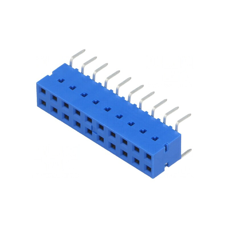 Soclu PCB Mamă Dubox 2,54mm 20 PIN Aurit Drept | Electronic-mag.ro | Componente Electronice
