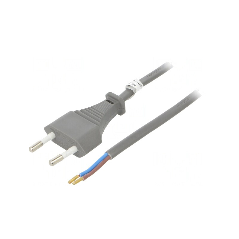 Cablu Alimentare 1.5m Gri 2.5A 250V | Electronic-mag.ro | Componente Electronice