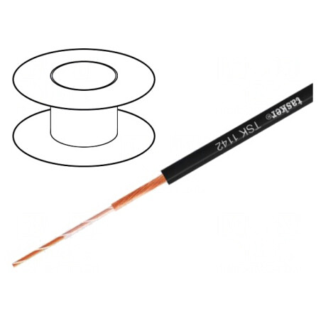 Cablu Căști Negru 50m | Electronic-mag.ro | Componente Electronice