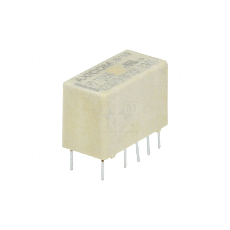 Releu electromagnetic DPDT 12VDC 2A THT | Electronic-mag.ro | Componente Electronice
