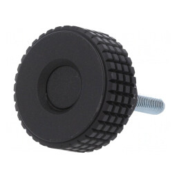 Buton de Reglare M5 Negru 31mm | Electronic-mag.ro | Componente Electronice