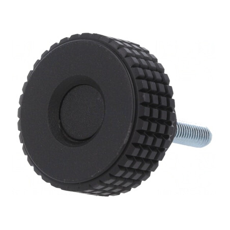 Buton de Reglare M5 Negru 31mm | Electronic-mag.ro | Componente Electronice