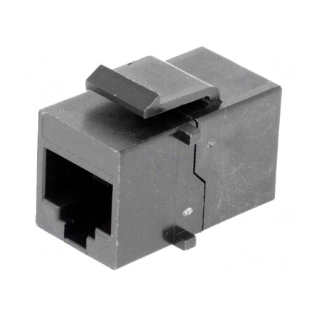 Adaptor RJ45 Cat 5 8P8C Dual Socket | Electronic-mag.ro | Componente Electronice