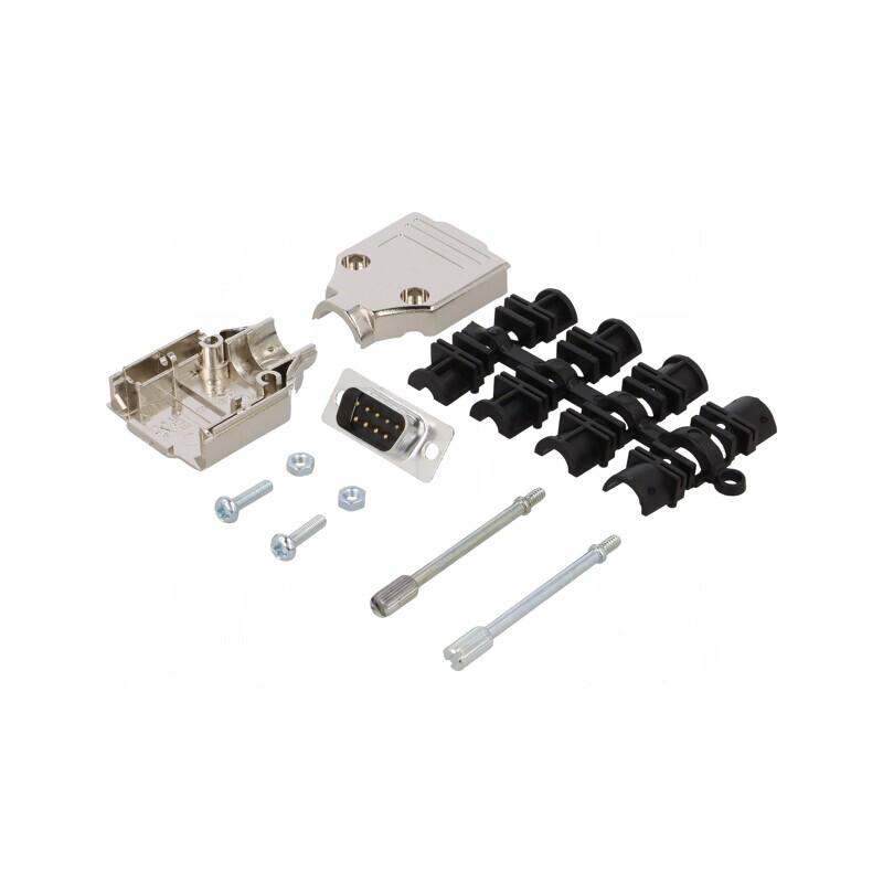 "D-Sub 9-Pin Mufă Tată pentru Lipire pe Cablu - Set Complet" | Electronic-mag.ro | Componente Electronice "D-Sub 9-Pin Mufă Tată pentru Lipire pe Cablu - Set Complet" | Electronic-mag.ro | Componente Electronice