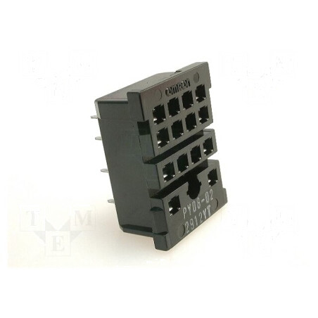Stativ PCB 8 PIN 10A 250VAC 12mm 22mm H3YN-2 | Electronic-mag.ro | Componente Electronice