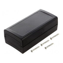 Carcasă ABS neagră IP53 60x120x40mm | Electronic-mag.ro | Componente Electronice
