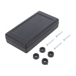 Carcasă Universală Neagră ABS 68x129x28mm | Electronic-mag.ro | Componente Electronice