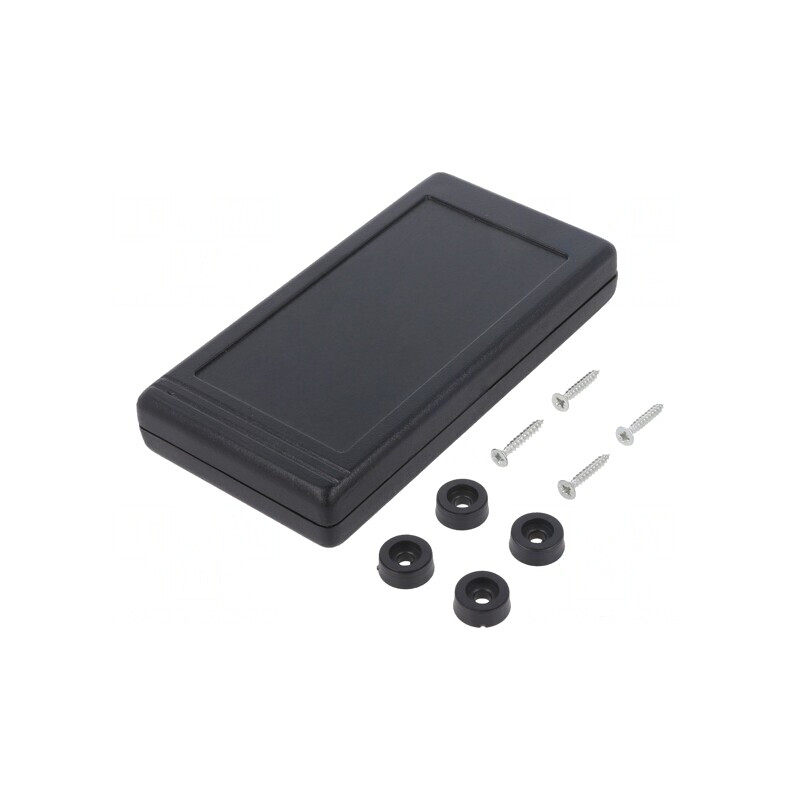 Carcasă Universală ABS Neagră 68mm x 129mm x 20mm | Electronic-mag.ro | Componente Electronice