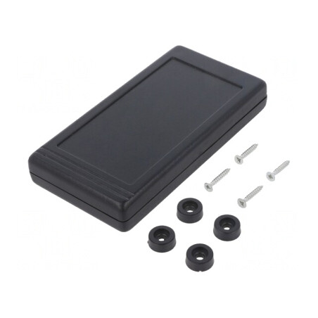 Carcasă Universală ABS Neagră 68mm x 129mm x 20mm | Electronic-mag.ro | Componente Electronice