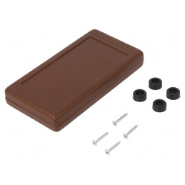 Carcasă universală ABS maro 68x129x20mm | Electronic-mag.ro | Componente Electronice