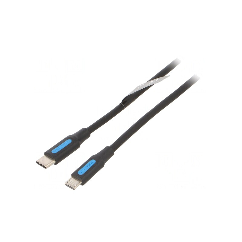 Cablu USB 2.0 micro USB B la USB C 1m negru | Electronic-mag.ro | Componente Electronice Cablu USB 2.0 micro USB B la USB C 1m negru | Electronic-mag.ro | Componente Electronice