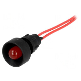 Lampă LED de Control Roșie 230V IP20 | Electronic-mag.ro | Componente Electronice