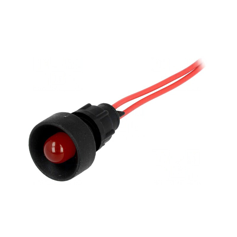 Lampă LED de Control Roșie 230V IP20 | Electronic-mag.ro | Componente Electronice