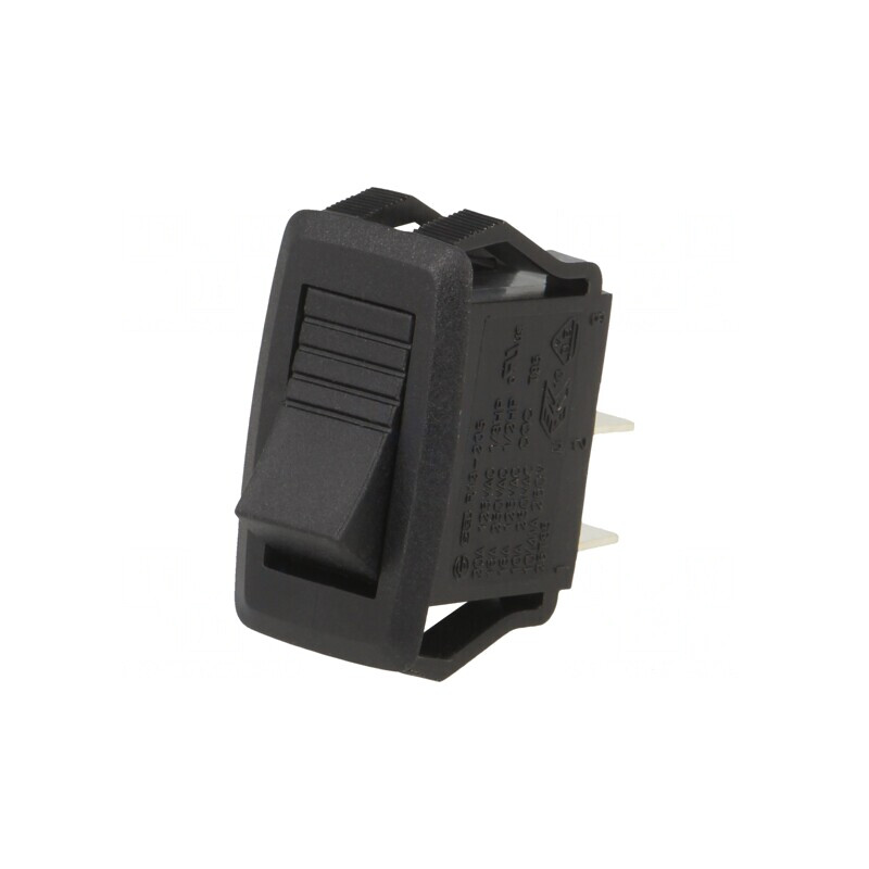 Rocker Switch ON-OFF 10A 24VDC Negru | Electronic-mag.ro | Componente Electronice