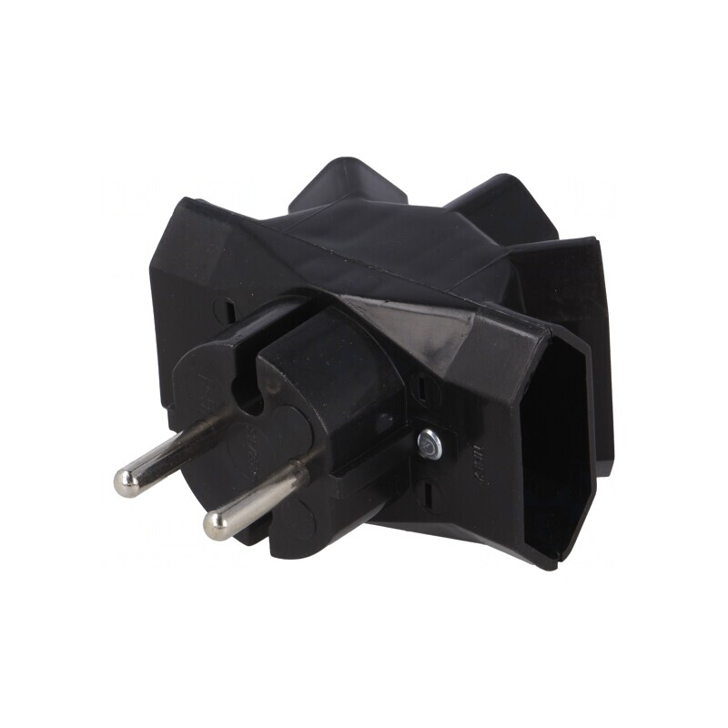 Spliter Alimentare AC 2P 250VAC 6A Plat | Electronic-mag.ro | Componente Electronice
