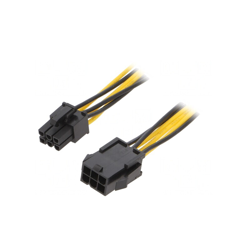 Cablu de Alimentare PCIe 6-Pin 0.4m | Electronic-mag.ro | Componente Electronice Cablu de Alimentare PCIe 6-Pin 0.4m | Electronic-mag.ro | Componente Electronice