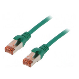 Patch cord verde S/FTP Cat6 LSZH 1m | Electronic-mag.ro | Componente Electronice