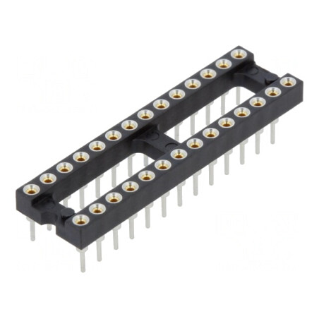 '14-Pin Female DIL Vertical IC Socket' | Electronic-mag.ro | Componente Electronice