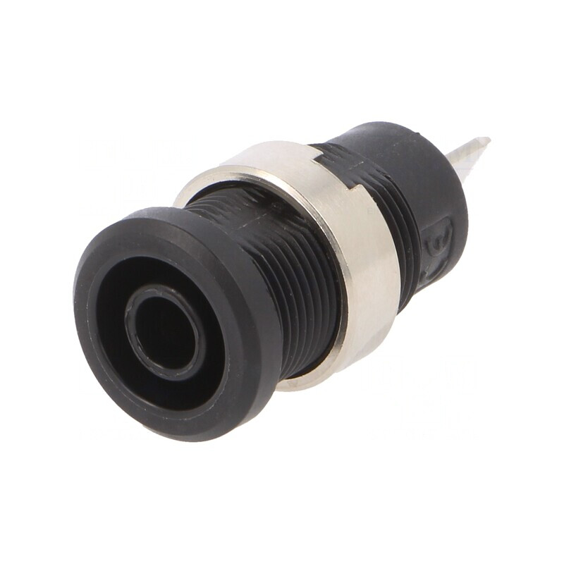 Soclu Banană 4mm 36A Negru Nichelat Pe Panou | Electronic-mag.ro | Componente Electronice Soclu Banană 4mm 36A Negru Nichelat Pe Panou | Electronic-mag.ro | Componente Electronice