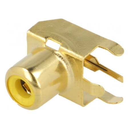 Soclu RCA mamă unghi 90° aurit pentru PCB | Electronic-mag.ro | Componente Electronice