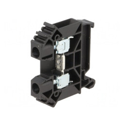 Conector de Șine 0,5-10mm² 2 Borne TS35 Negru | Electronic-mag.ro | Componente Electronice