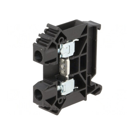 Conector de Șine 0,5-10mm² 2 Borne TS35 Negru | Electronic-mag.ro | Componente Electronice