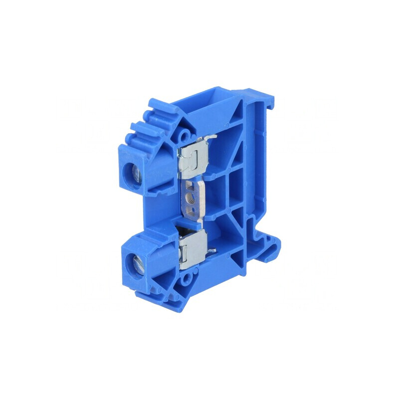 Terminal Îmbinare Șine 0.5-10mm2 2 Borne Albastru | Electronic-mag.ro | Componente Electronice