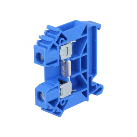 Terminal Îmbinare Șine 0.5-10mm2 2 Borne Albastru | Electronic-mag.ro | Componente Electronice