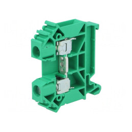 Conector Îmbinare Șine 0,5-10mm2 Verde TS35 | Electronic-mag.ro | Componente Electronice
