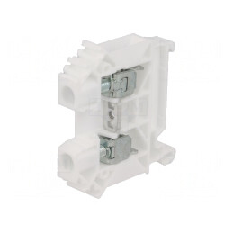 Conector de Îmbinare Șine Alb 8mm 2 Borne | Electronic-mag.ro | Componente Electronice