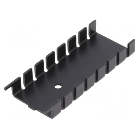 Radiator Extrudat TO220 Negru 60x25x8.5mm | Electronic-mag.ro | Componente Electronice