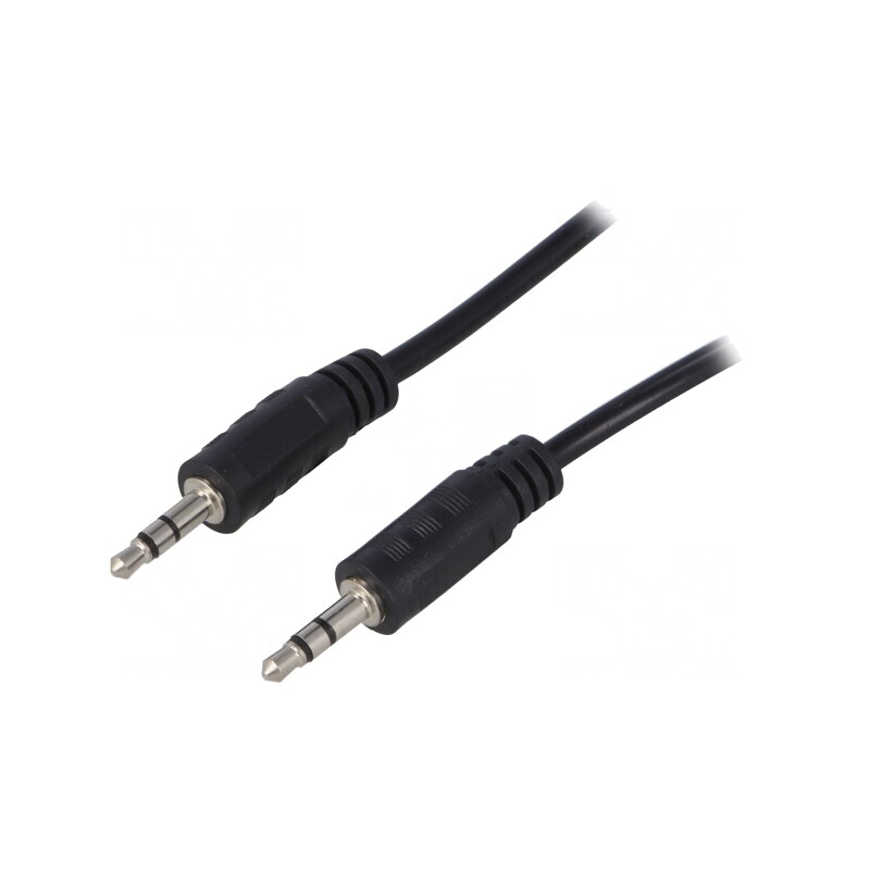 Cablu Auxiliar Jack 3,5mm 5m Negru | Electronic-mag.ro | Componente Electronice